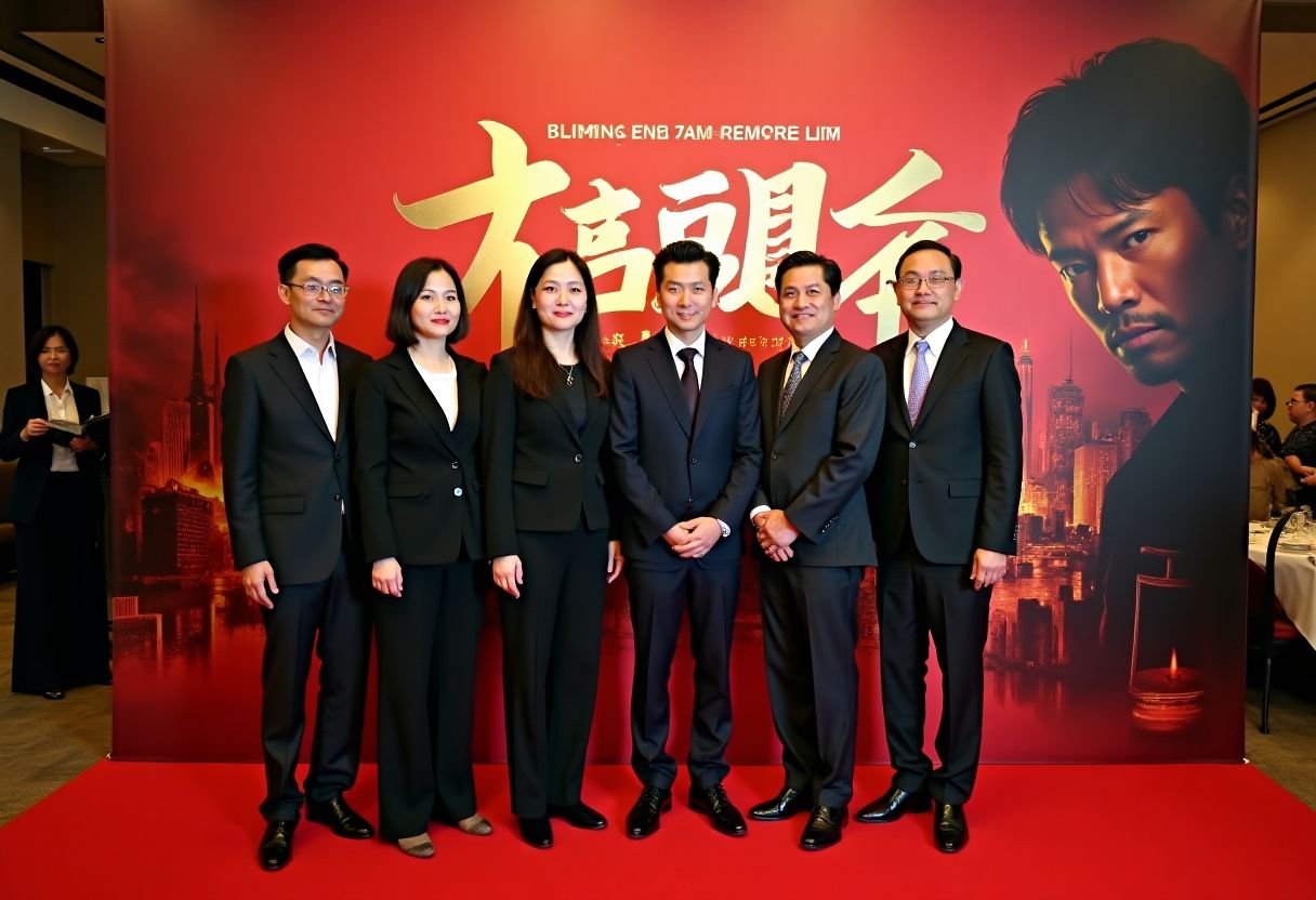 吃瓜爆料黑料电影首映礼现场，主创团队亮相